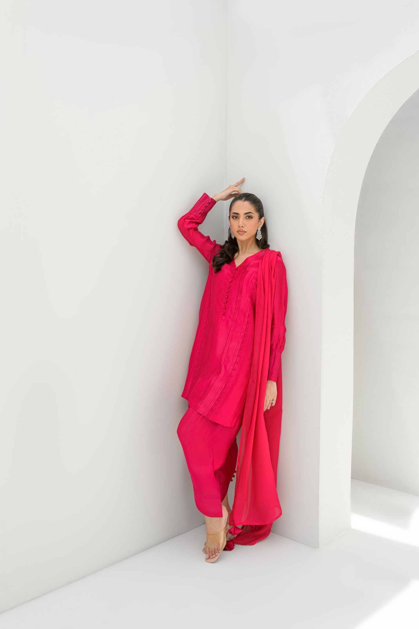 BLOOM SHIRT DUPATTA WITH SHALWAR