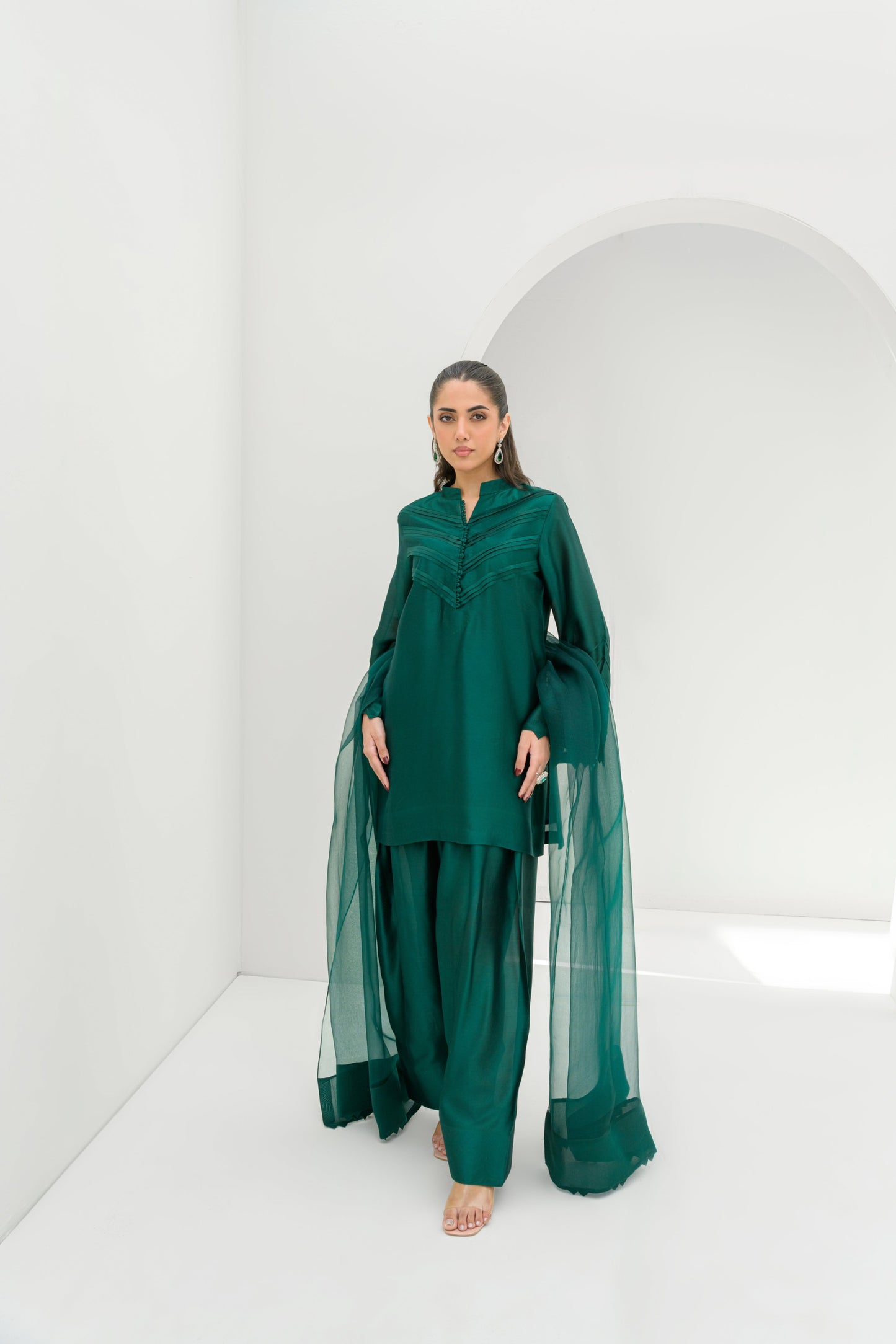 IVY SHIRT DUPATTA WITH FARSHI SHALWAR