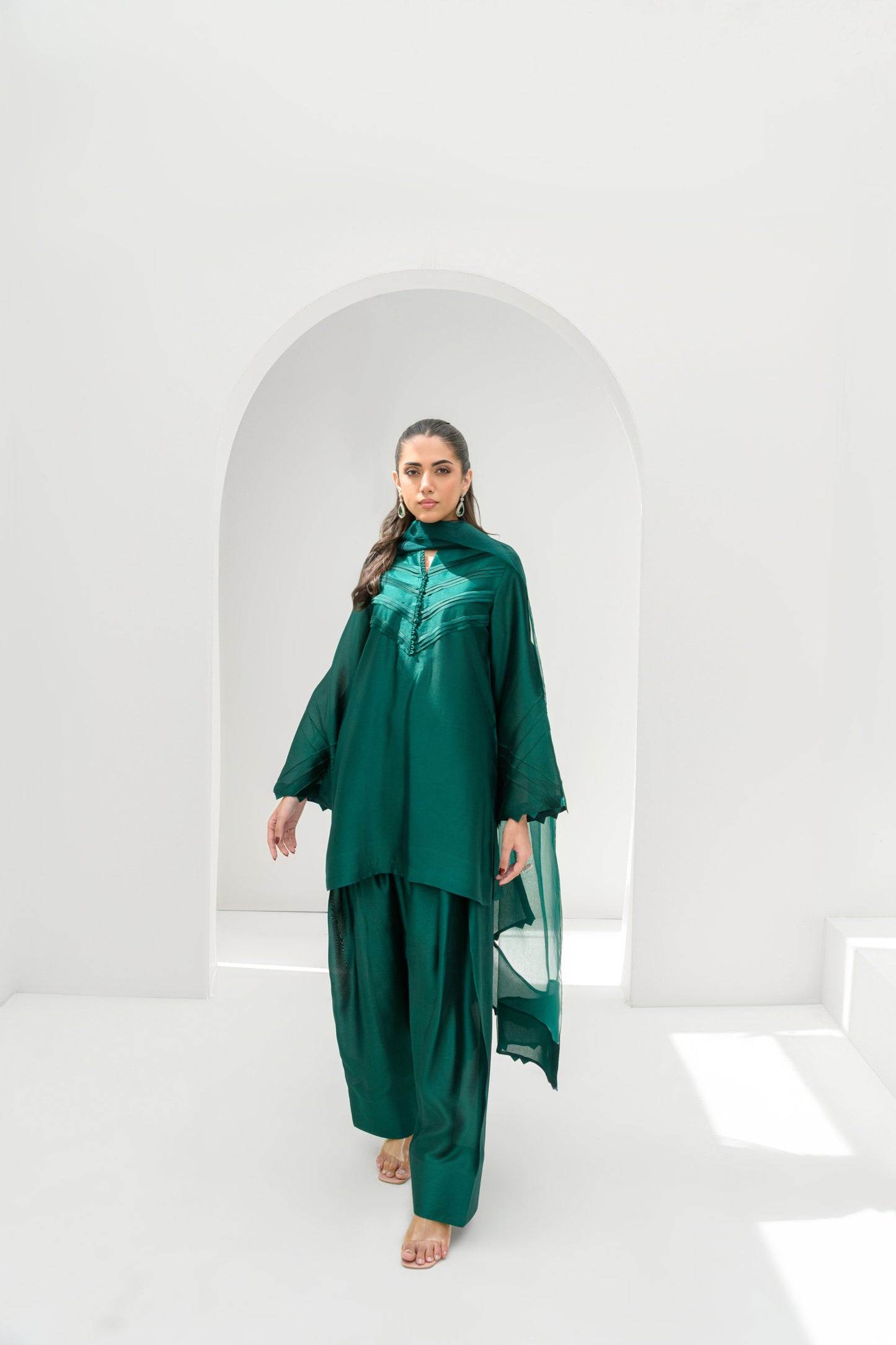 IVY SHIRT DUPATTA WITH FARSHI SHALWAR