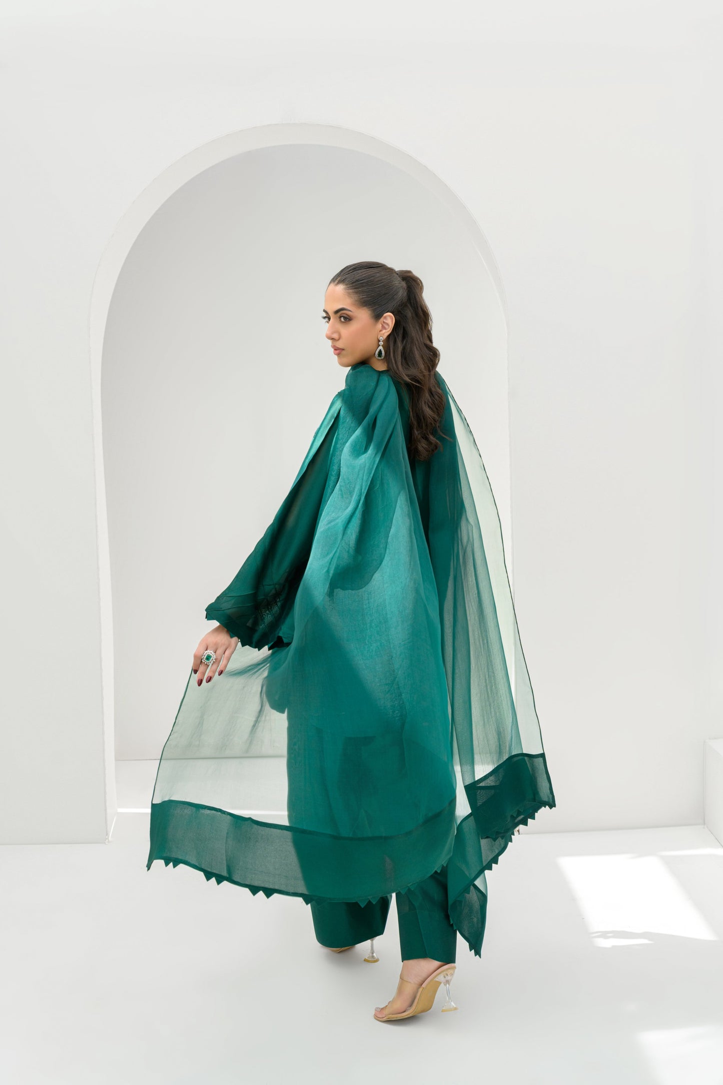 IVY SHIRT DUPATTA WITH FARSHI SHALWAR
