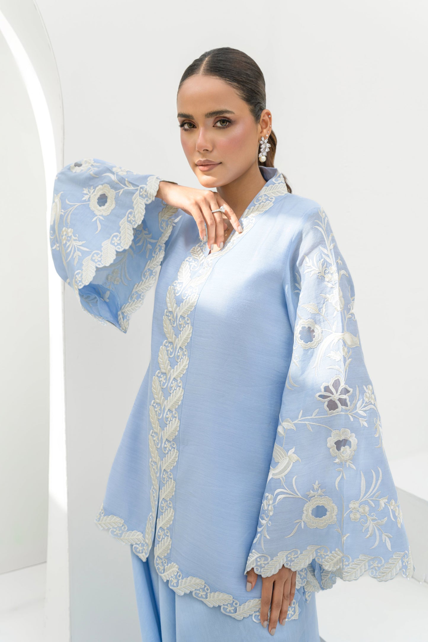 IRIS SHIRT DUPATTA WITH BOX PANTS