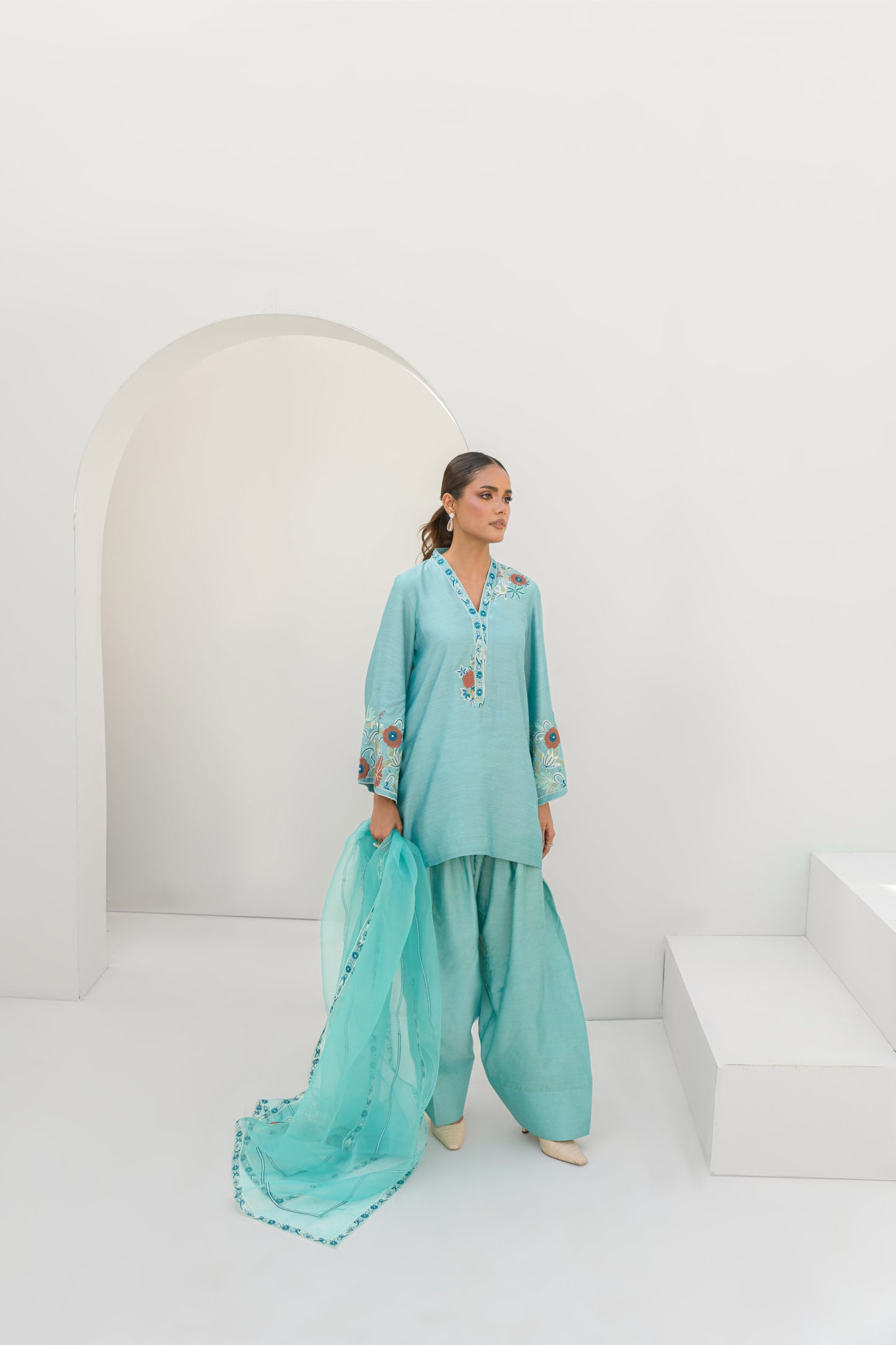 AMAL SHIRT DUPTTA AND FARSHI SHALWAR