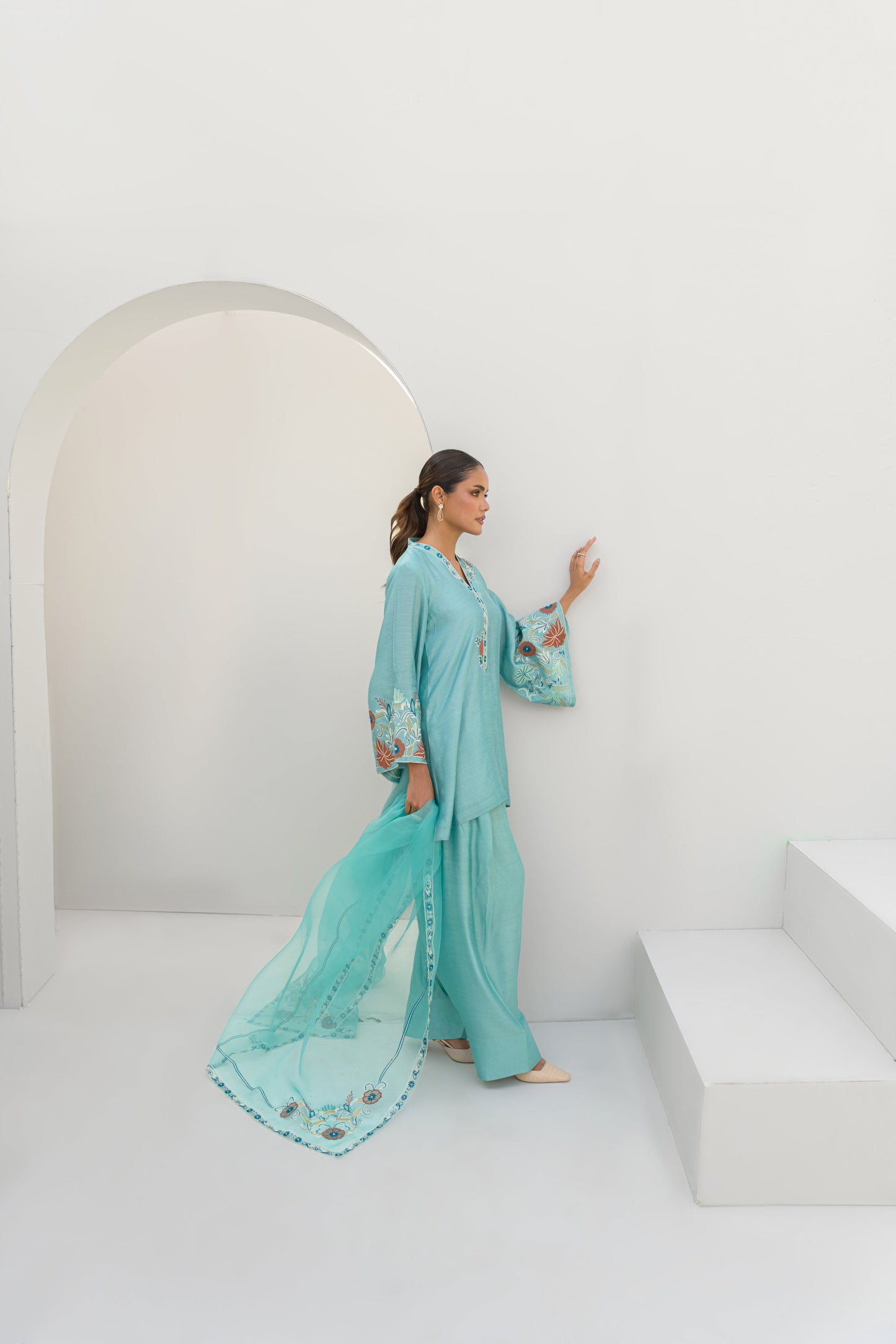 AMAL SHIRT DUPTTA AND FARSHI SHALWAR