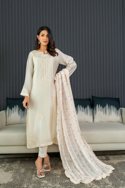 DOVE - SHIRT AND DUPATTA