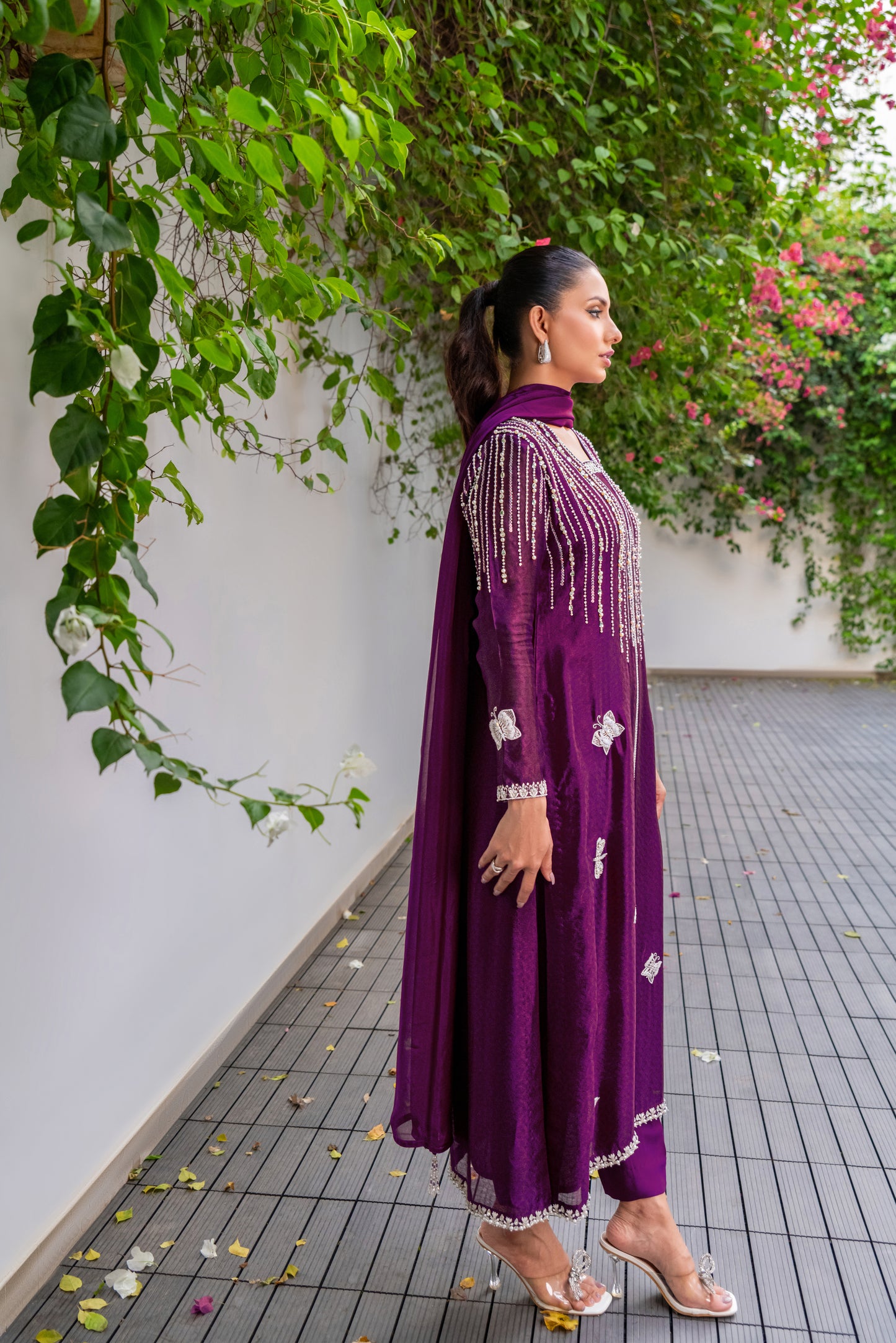 BERRY - SHIRT AND DUPATTA