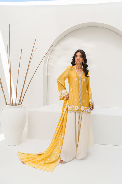 CANARY - SHIRT AND DUPATTA