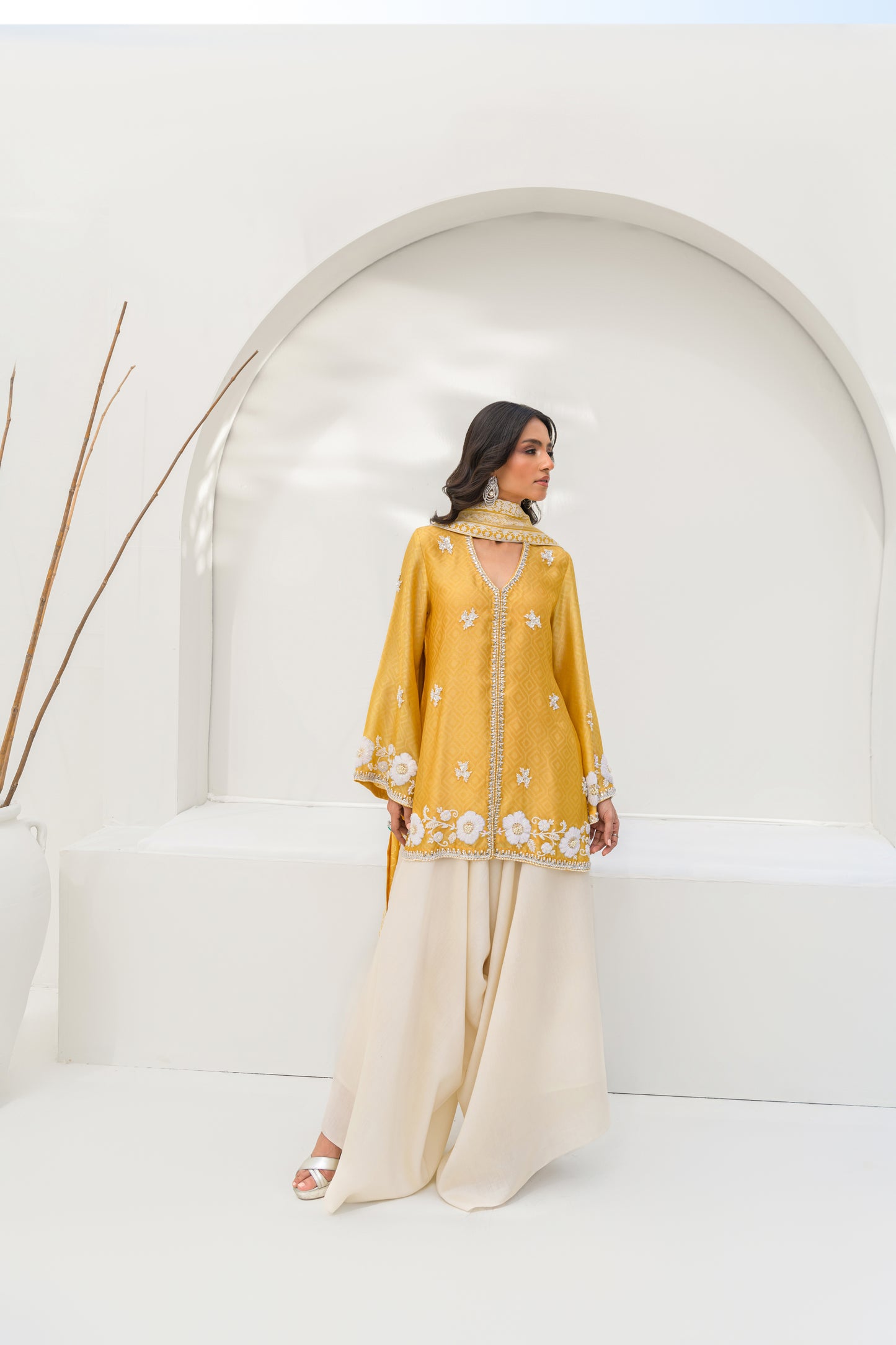 CANARY - SHIRT AND DUPATTA