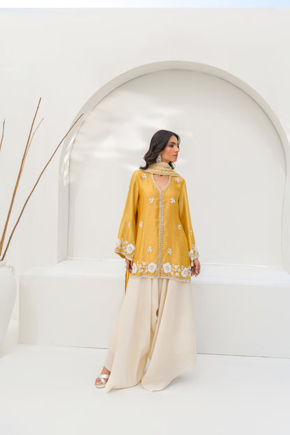 CANARY - SHIRT AND DUPATTA