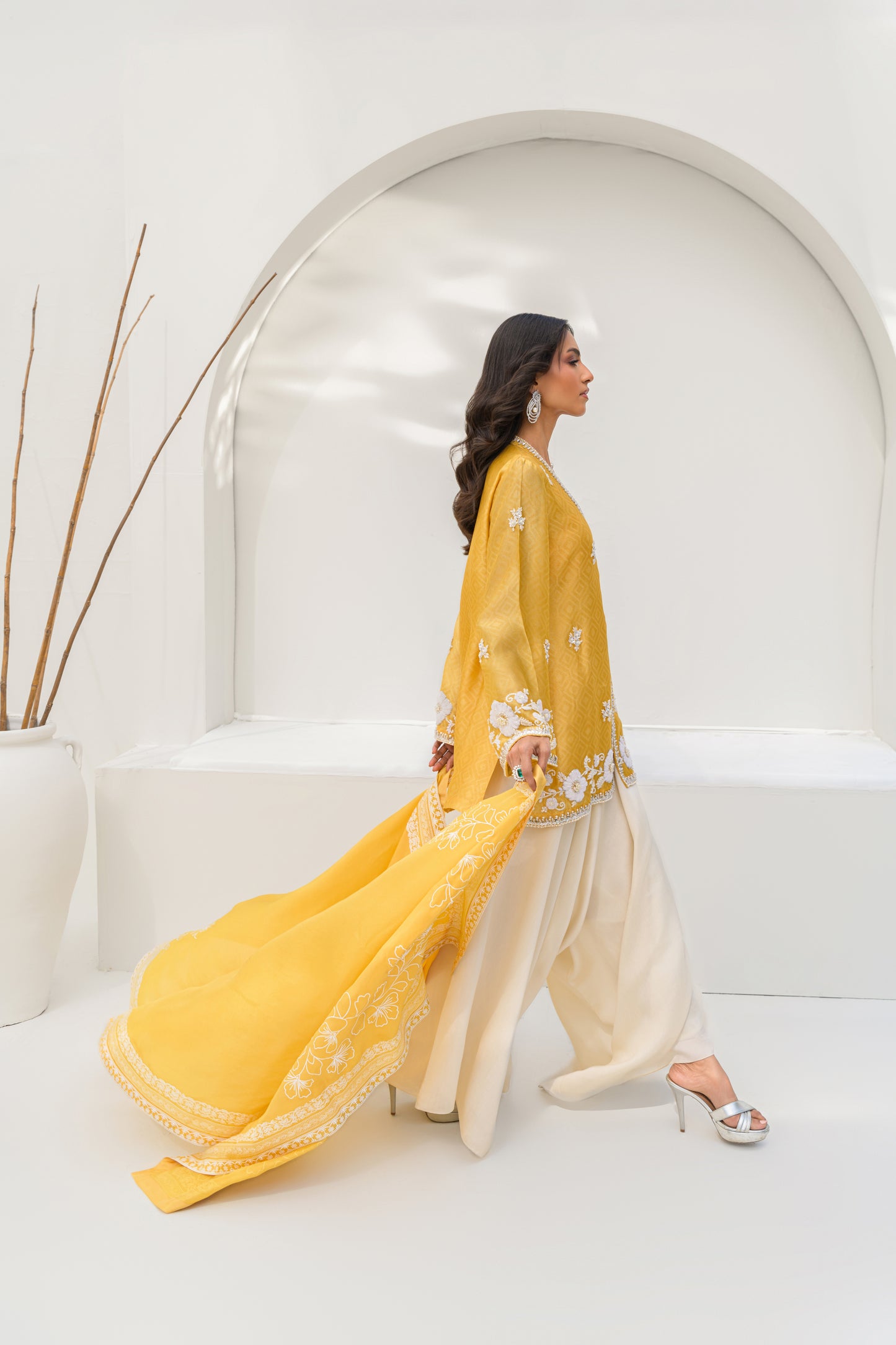 CANARY - SHIRT AND DUPATTA