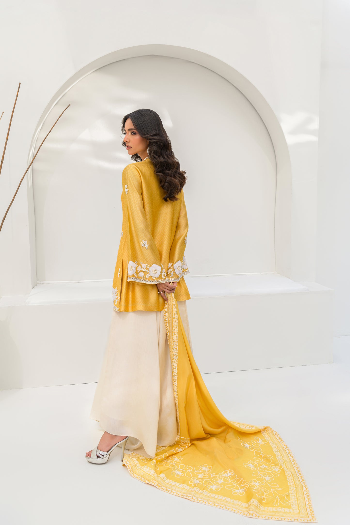 CANARY - SHIRT AND DUPATTA