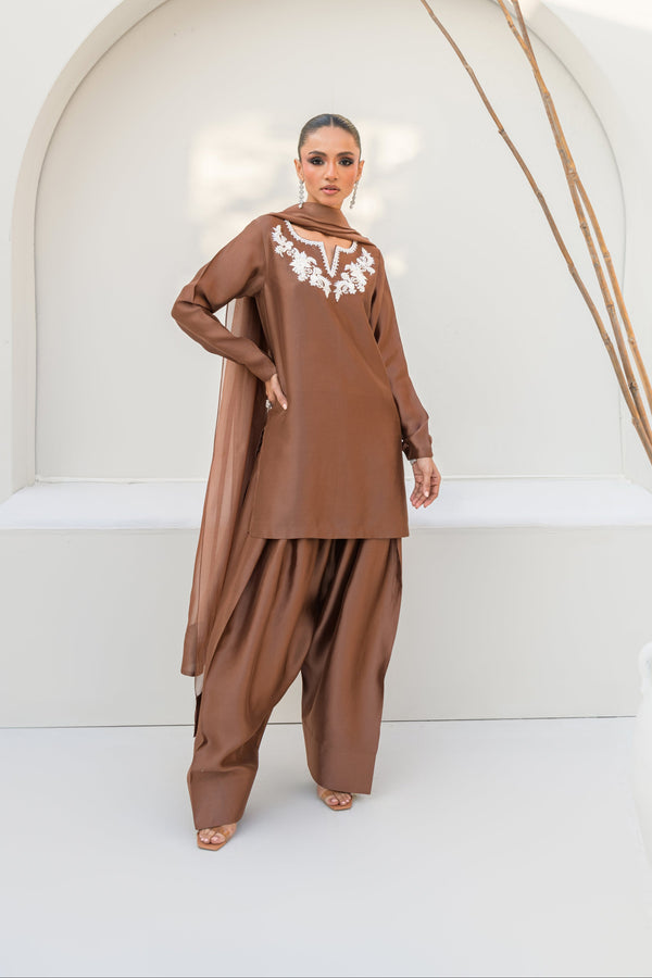 QIRA - SHIRT AND DUPATTA