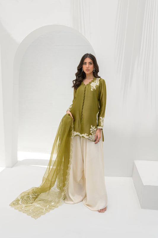 ISLA SHIRT, PANTS AND DUPATTA- RTD