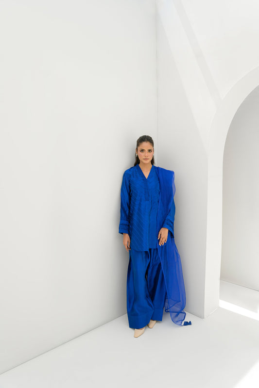 MARINA SHIRT DUPATTA WITH FARSHI SHALWAR