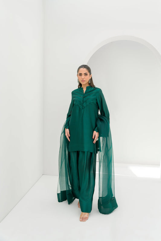 IVY SHIRT DUPATTA WITH FARSHI SHALWAR