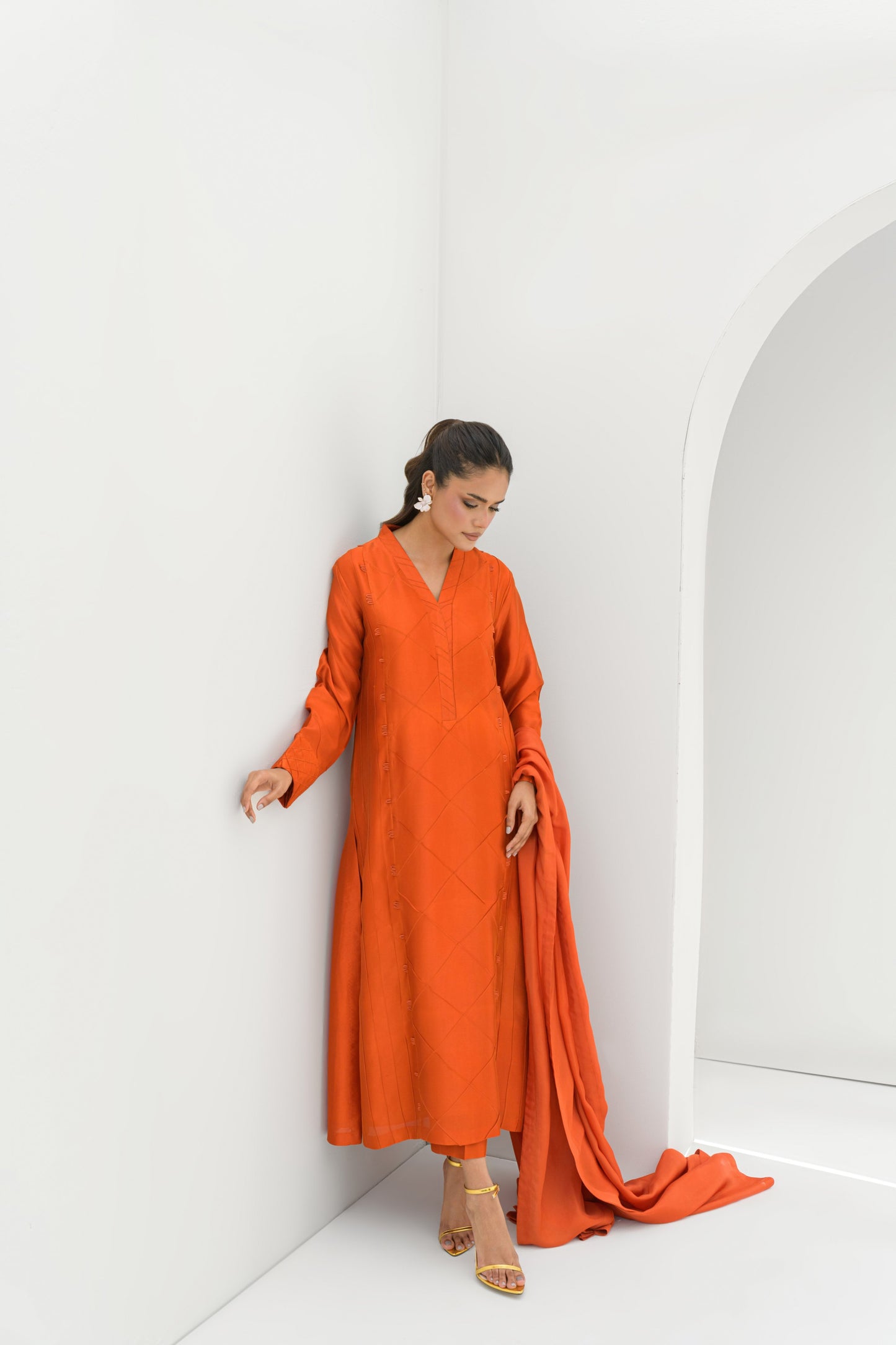 ZORA SHIRT DUPATTA WITH STRAIGHT PANTS