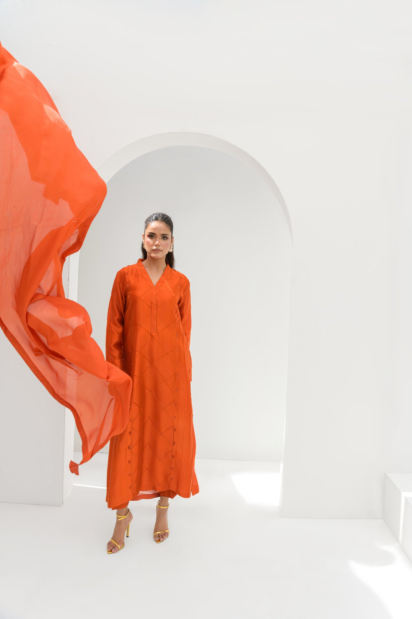 ZORA SHIRT DUPATTA WITH STRAIGHT PANTS