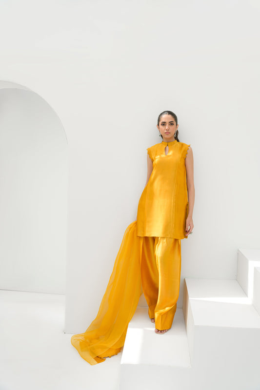 LUMI SHIRT DUPTTA WITH FARSHI SHALWAR