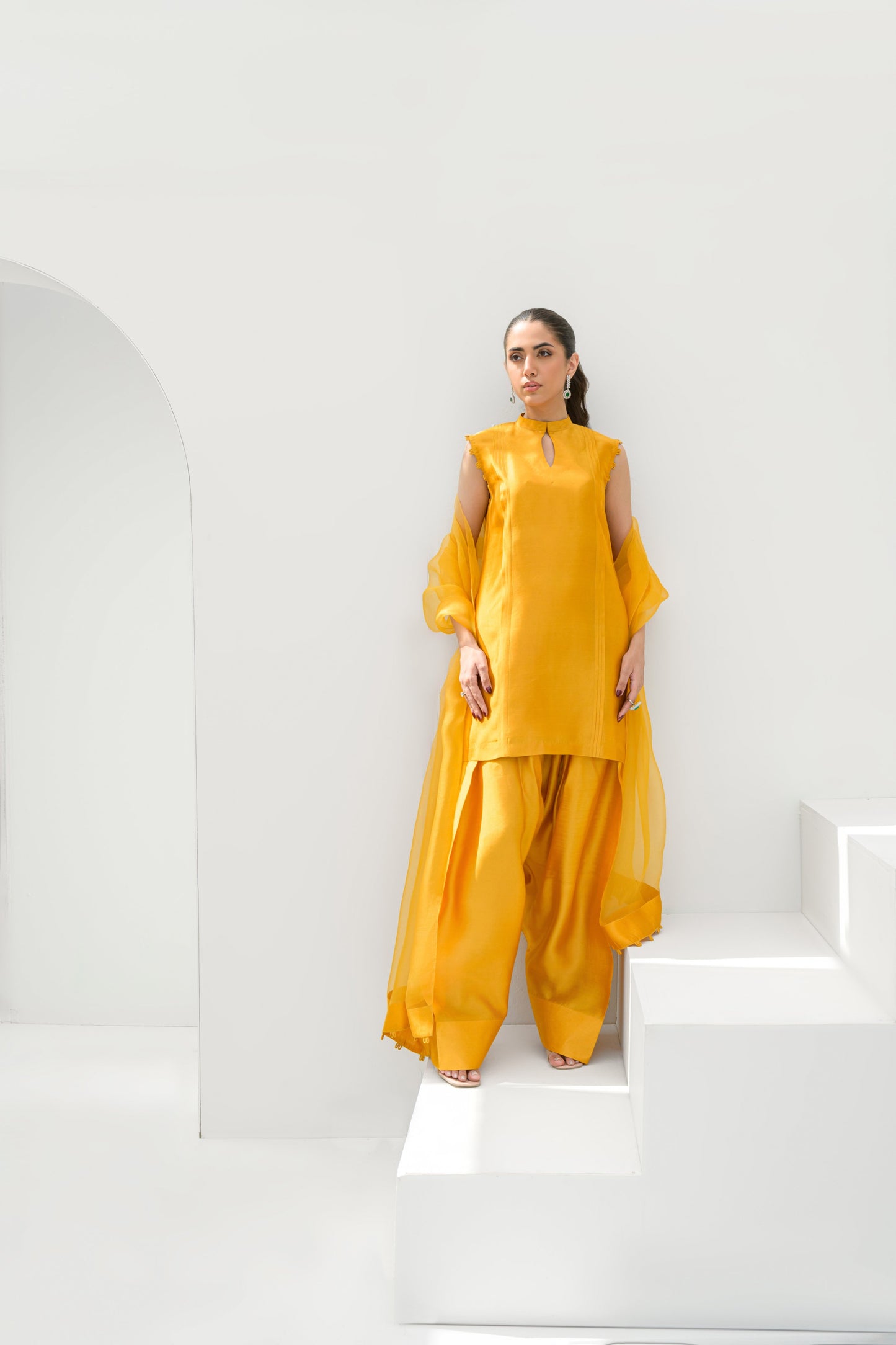 LUMI SHIRT DUPTTA WITH FARSHI SHALWAR