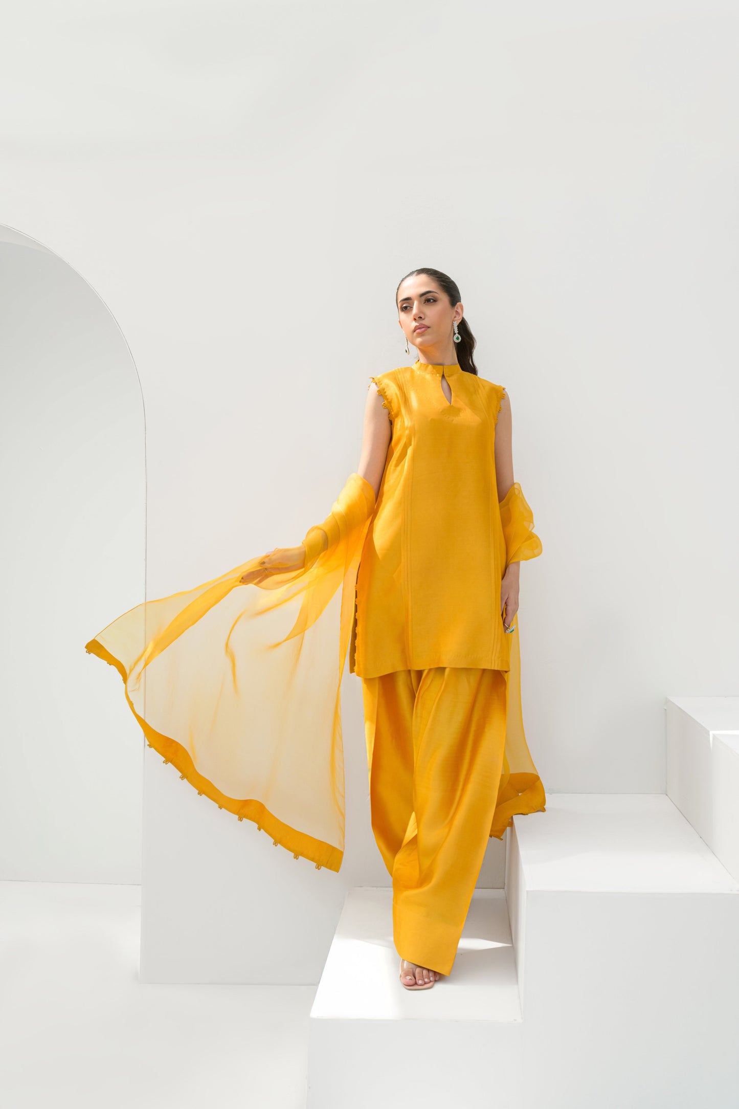 LUMI SHIRT DUPTTA WITH FARSHI SHALWAR