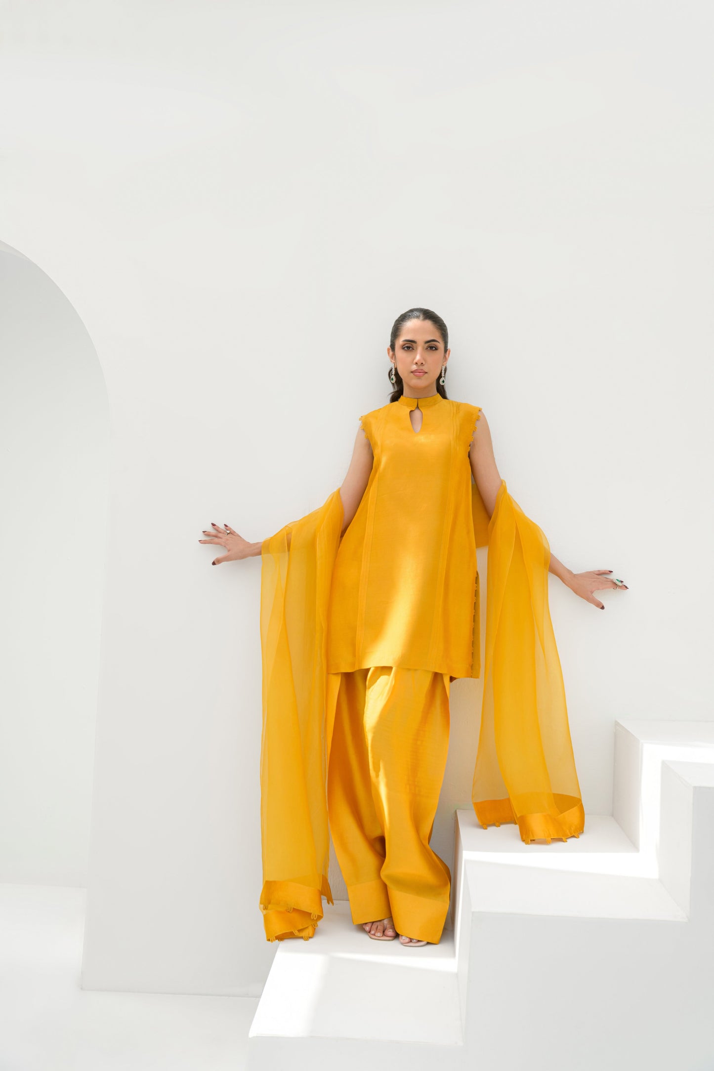 LUMI SHIRT DUPTTA WITH FARSHI SHALWAR