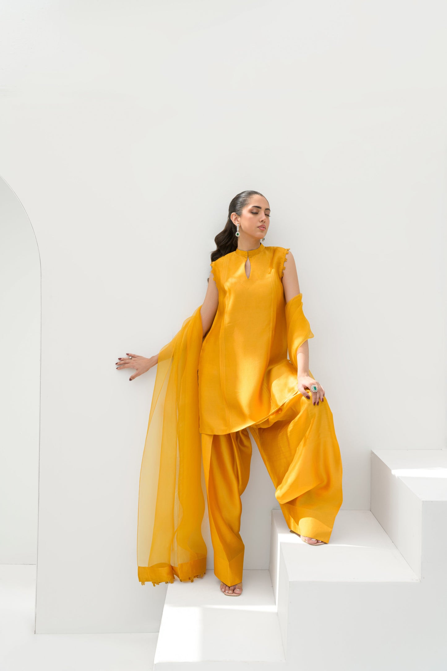 LUMI SHIRT DUPTTA WITH FARSHI SHALWAR