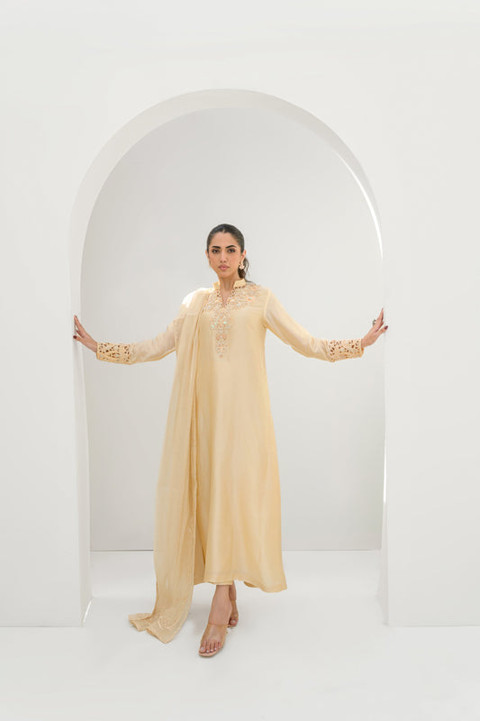 ALINA SHIRT, PANTS WITH DUPATTA- RTD